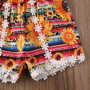 Leopards Ruffle Sunsuit